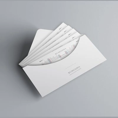 Eyebrow adhesive rulers - MEDIUM Arch (10 pcs)