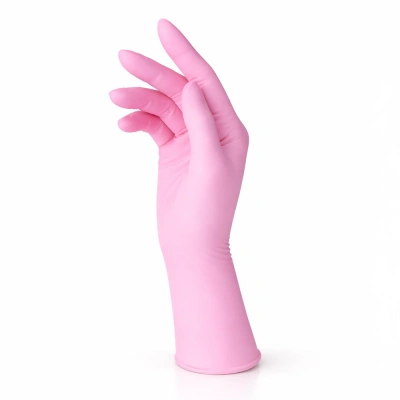 Nitrile gloves Nitrylex Classic - Pink (100 pcs)