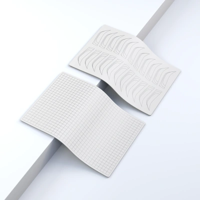 Practice skin for pigmentation gray A5 – Brows – double-sided