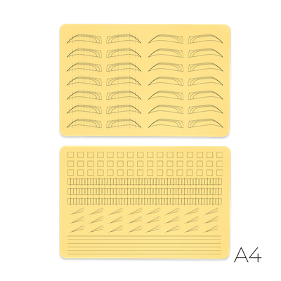Latex exercise skins - set of 2 pieces (A4)