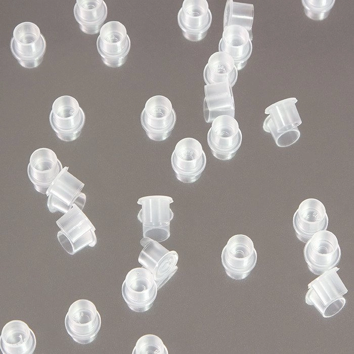 Plastic Pigment Cups with Stand - 10 mm (100 pcs)