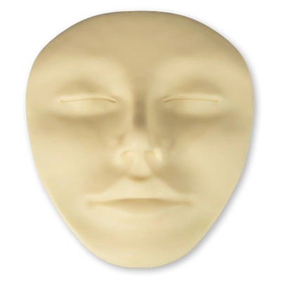 Face-shaped exercise skin