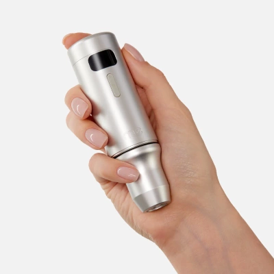 Wireless permanent makeup machine ME - Silver Matt