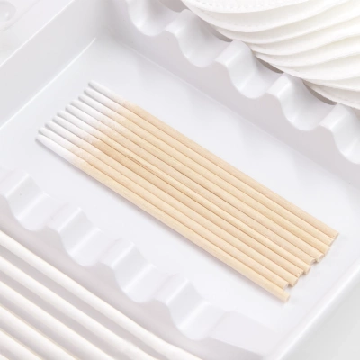 Precision Wooden Cotton Swabs (100 pcs)
