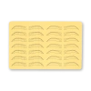 Übungshaut für pigmentierung gelb A4 – Brauen – horizontal