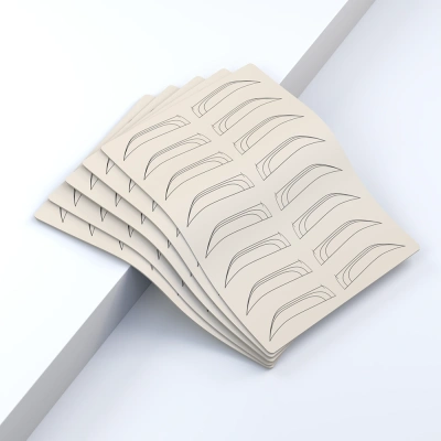 Practice skin for pigmentation beige A5 – Brows – 5 pcs.