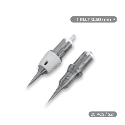 PMU Cartridge Quantum 0,30 1001 RLLT with rubber grip - 20 pcs