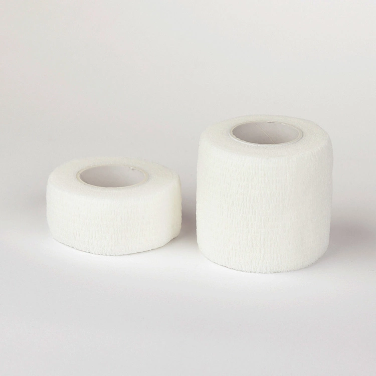 Self-Adhesive Elastic Bandage Grip Tape 2.5cm - White