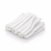 Disposable non-woven protective clip cap (pleated) - 100 pcs, white