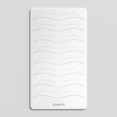 Practice skin for pigmentation white elongated - Open brows