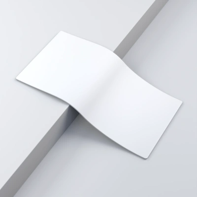 Übungshaut für Pigmentierung – Weiß A4