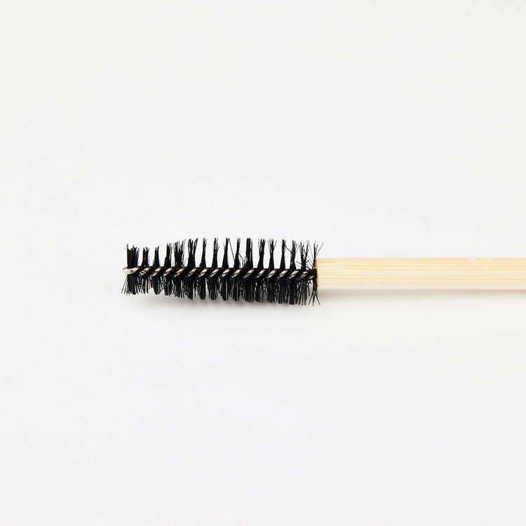 Bamboo Eyelash and Eyebrow Brushes - Black (50 pcs)