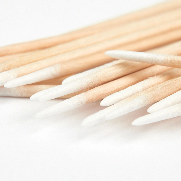 Precision Wooden Cotton Swabs (100 pcs)