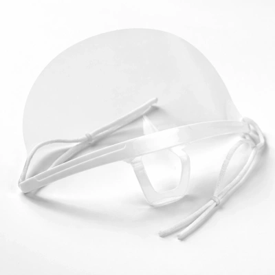 Przezroczysta maska zabiegowa na twarz
